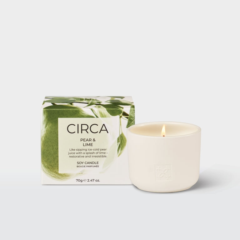 CIRCA Pear & Lime Soy Candle - 70g