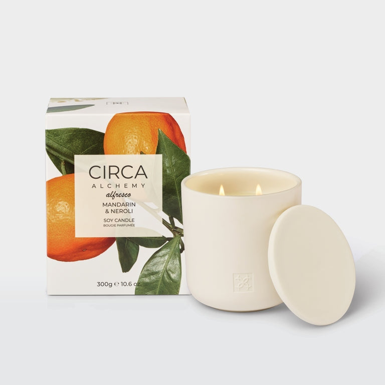 CIRCA ALCHEMY Mandarin & Neroli Soy Candle - 300g