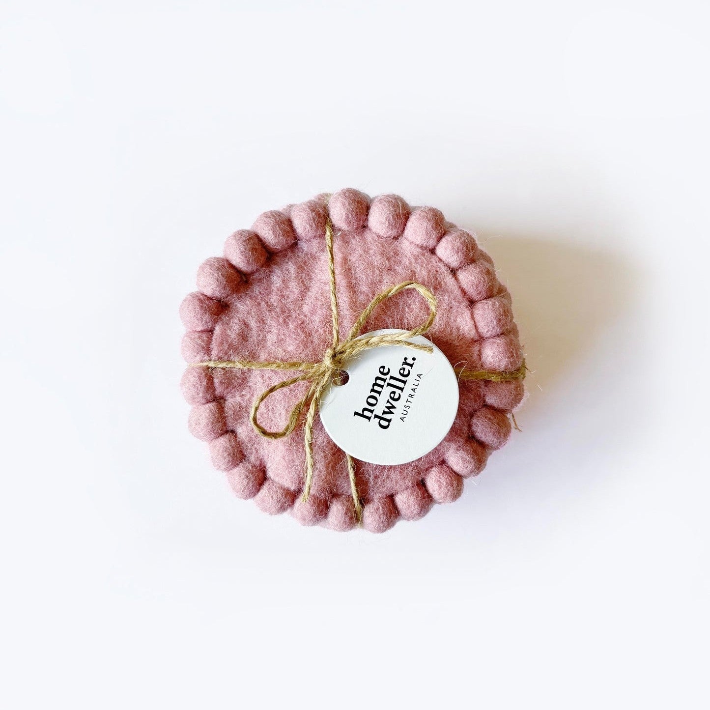 Felt Coaster Set - Vintage Rose