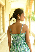 AZURE and INDIGO Tropic Sundress - Green