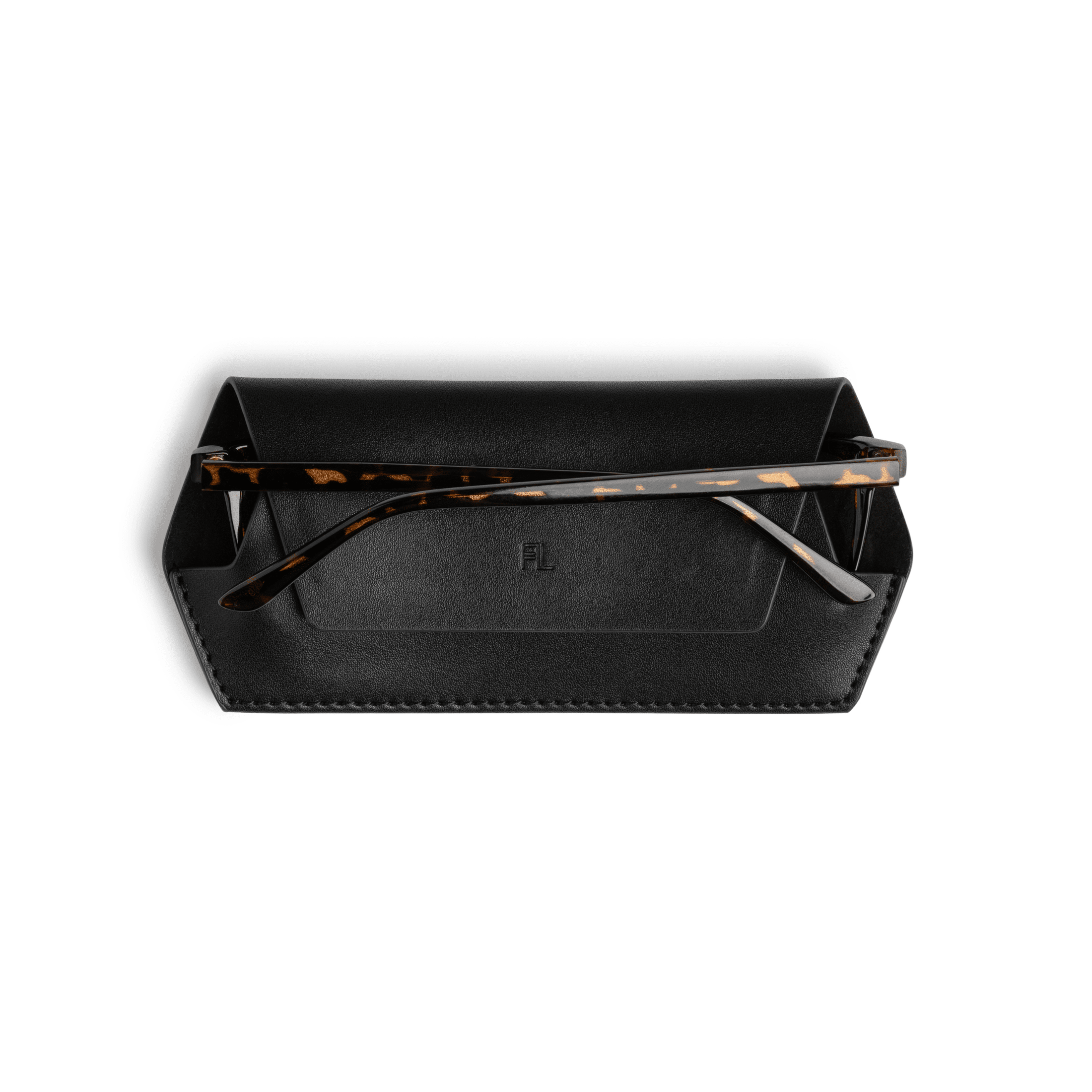 Fox and Leo Glasses Case - Black