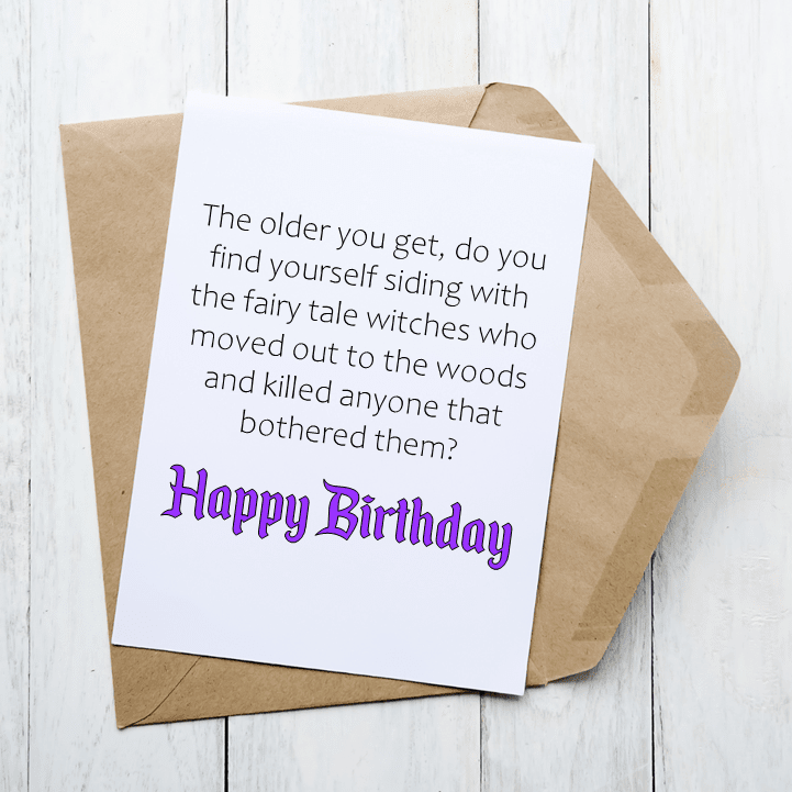 Fairy Tale Witch - Card