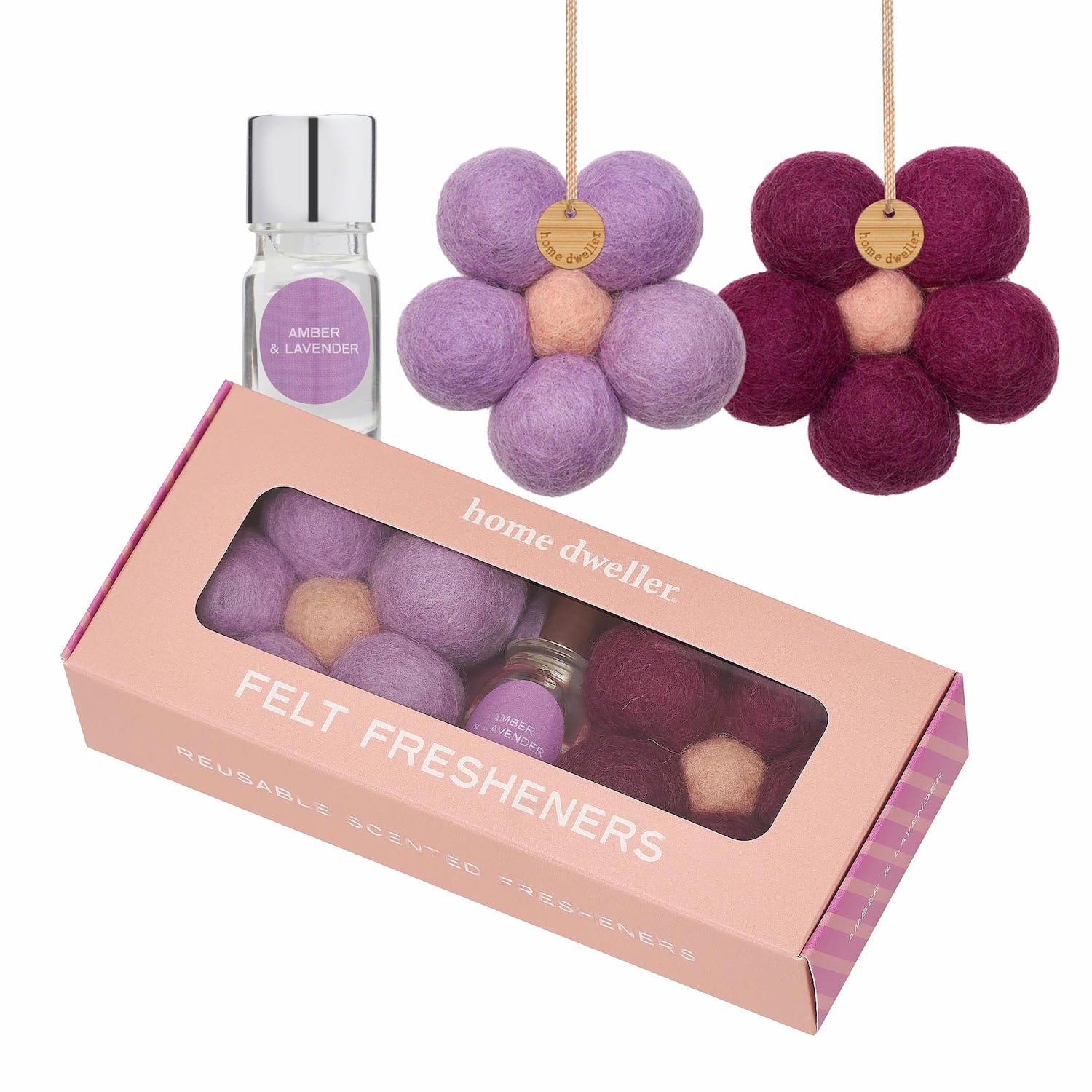 Felt Fresheners - Amber & Lavender - Home Dweller