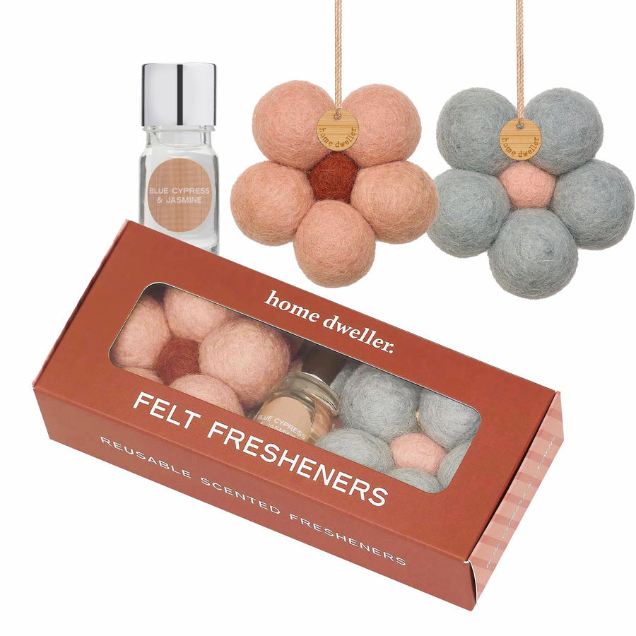 Felt Fresheners - Blue Cypress & Jasmine - Home Dweller