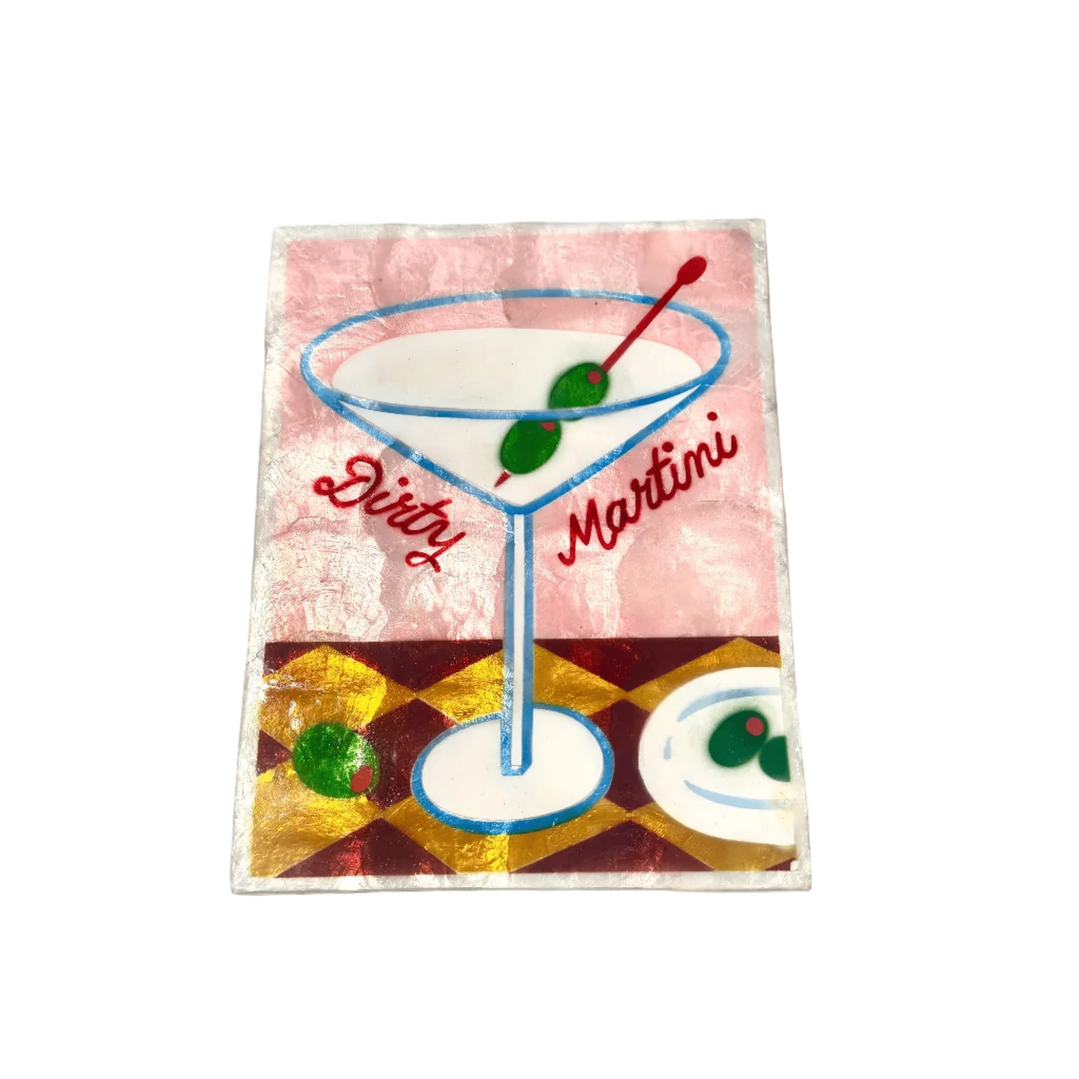 Happy Hour Dirty Martini Tile