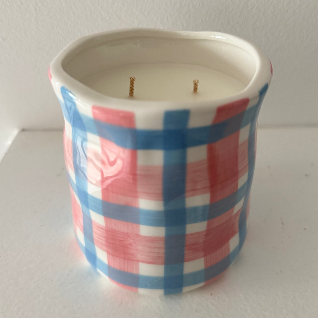 Large Candle- Lover Peony Suede