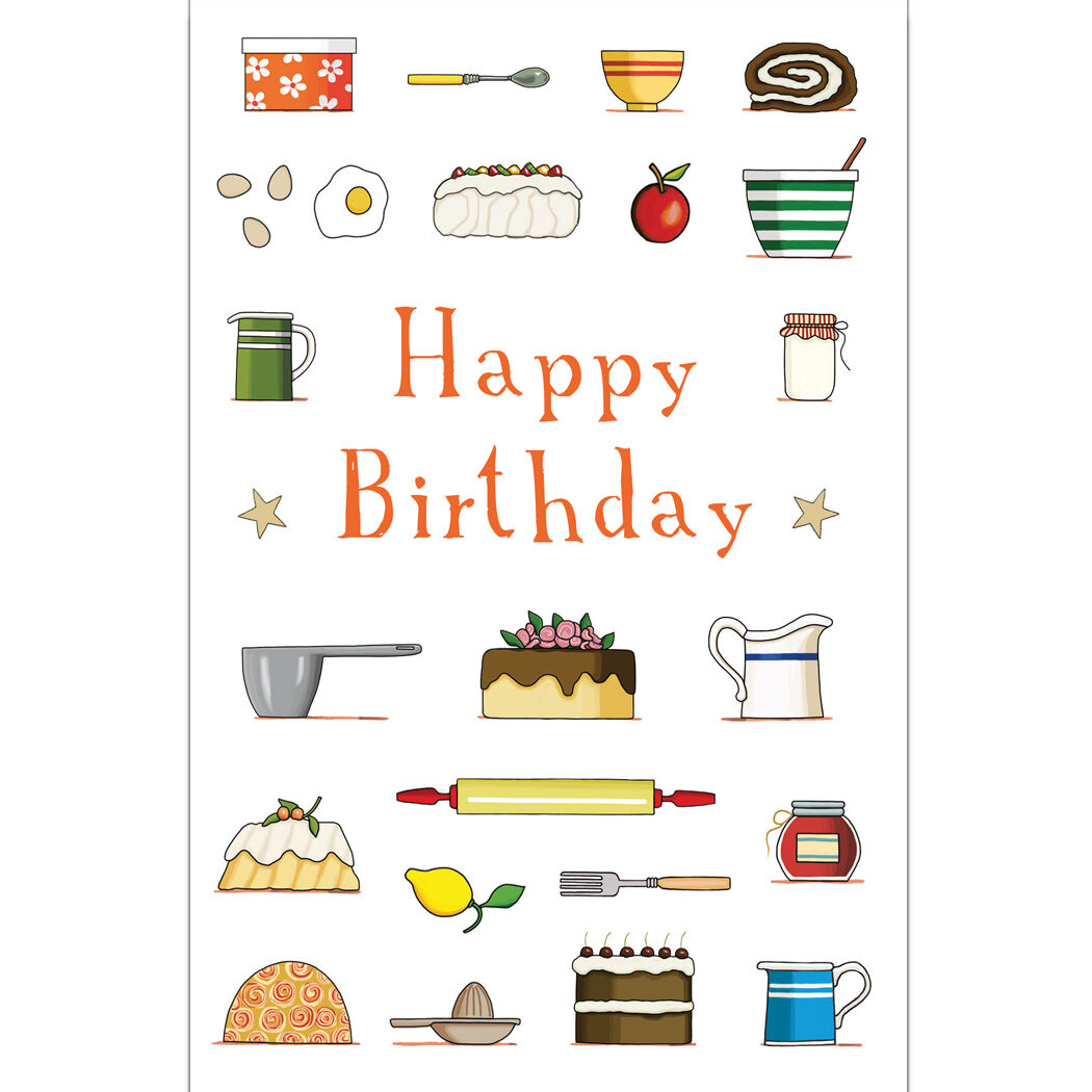 RTD Greeting Card - Birthday Baking