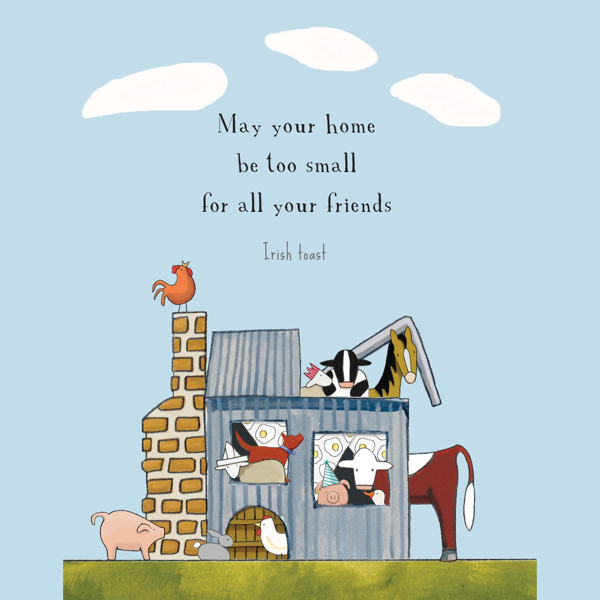 RTD Greeting Card - Party At Chook's House