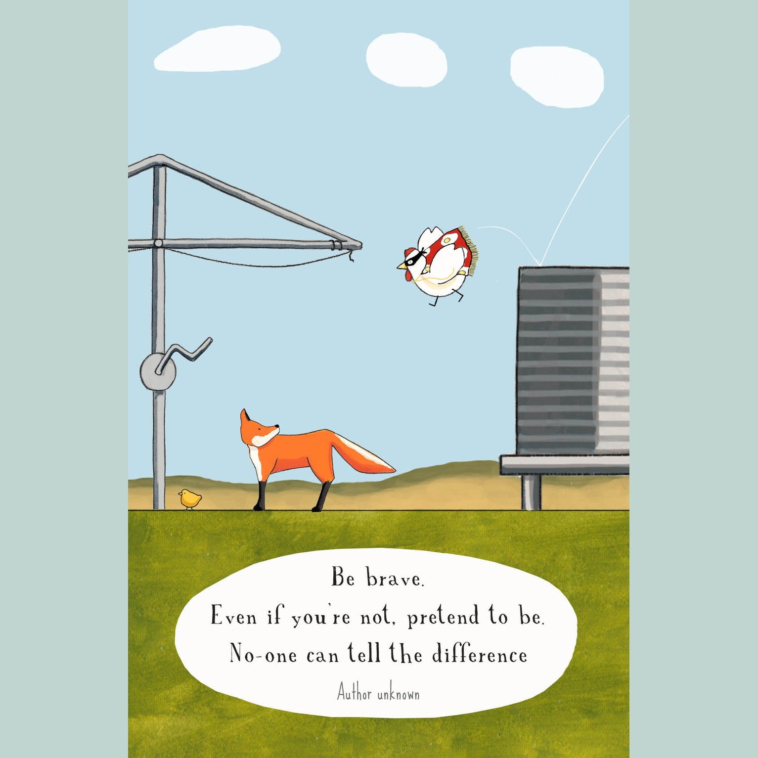 RTD Greeting Card - Winging It