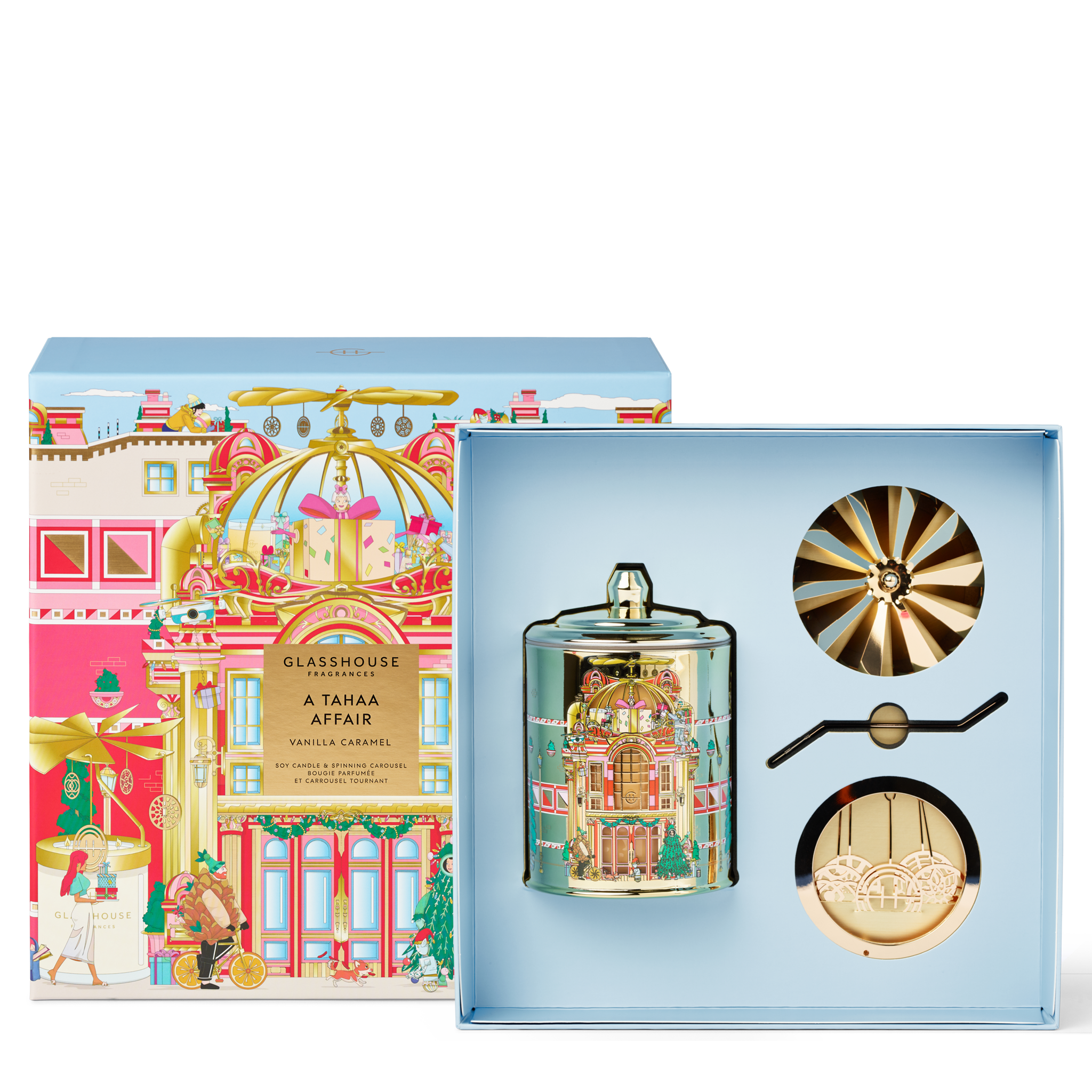 A Tahaa Affair 380g Candle & Spinning Carousel