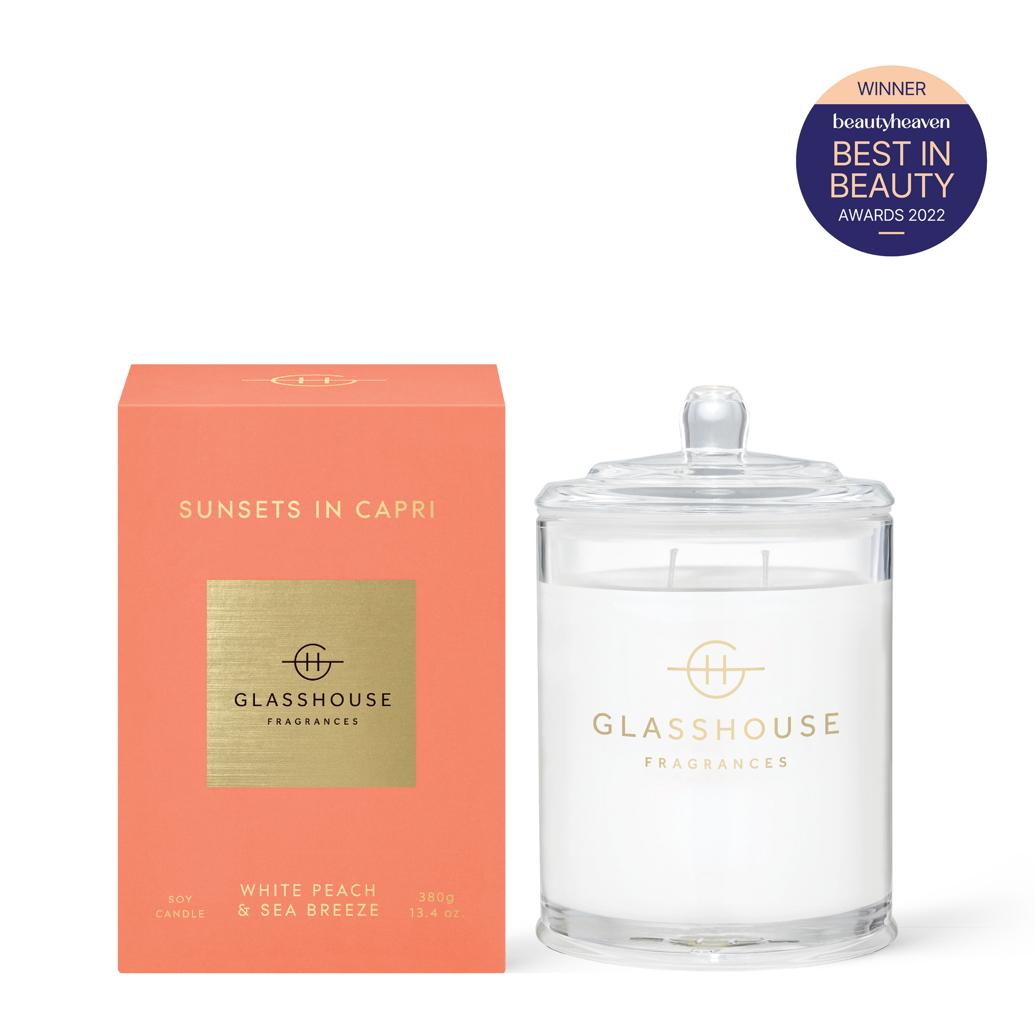 SUNSETS IN CAPRI - 380g Candle - Glasshouse