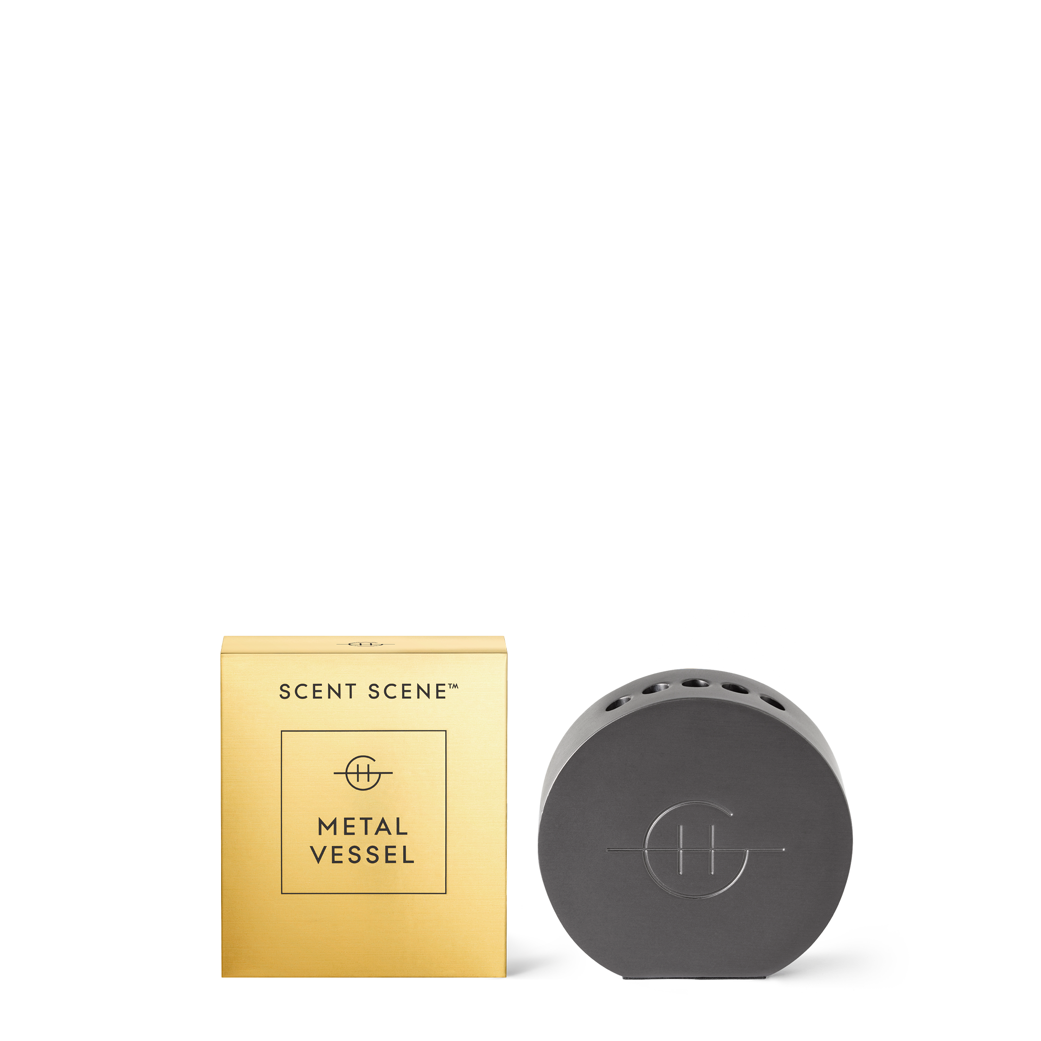 Scent Scene™ Stand - Black/Gunmetal Vessel