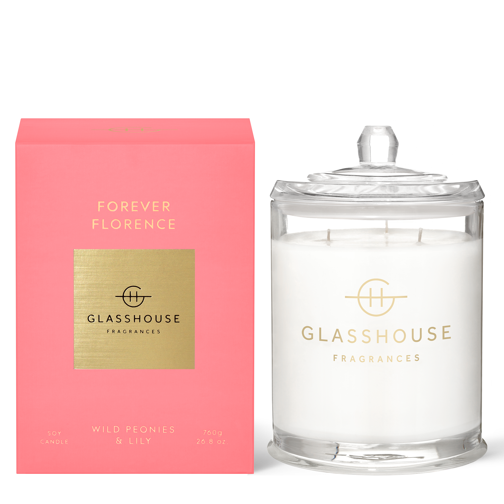 FOREVER FLORENCE 760g Glasshouse Candle