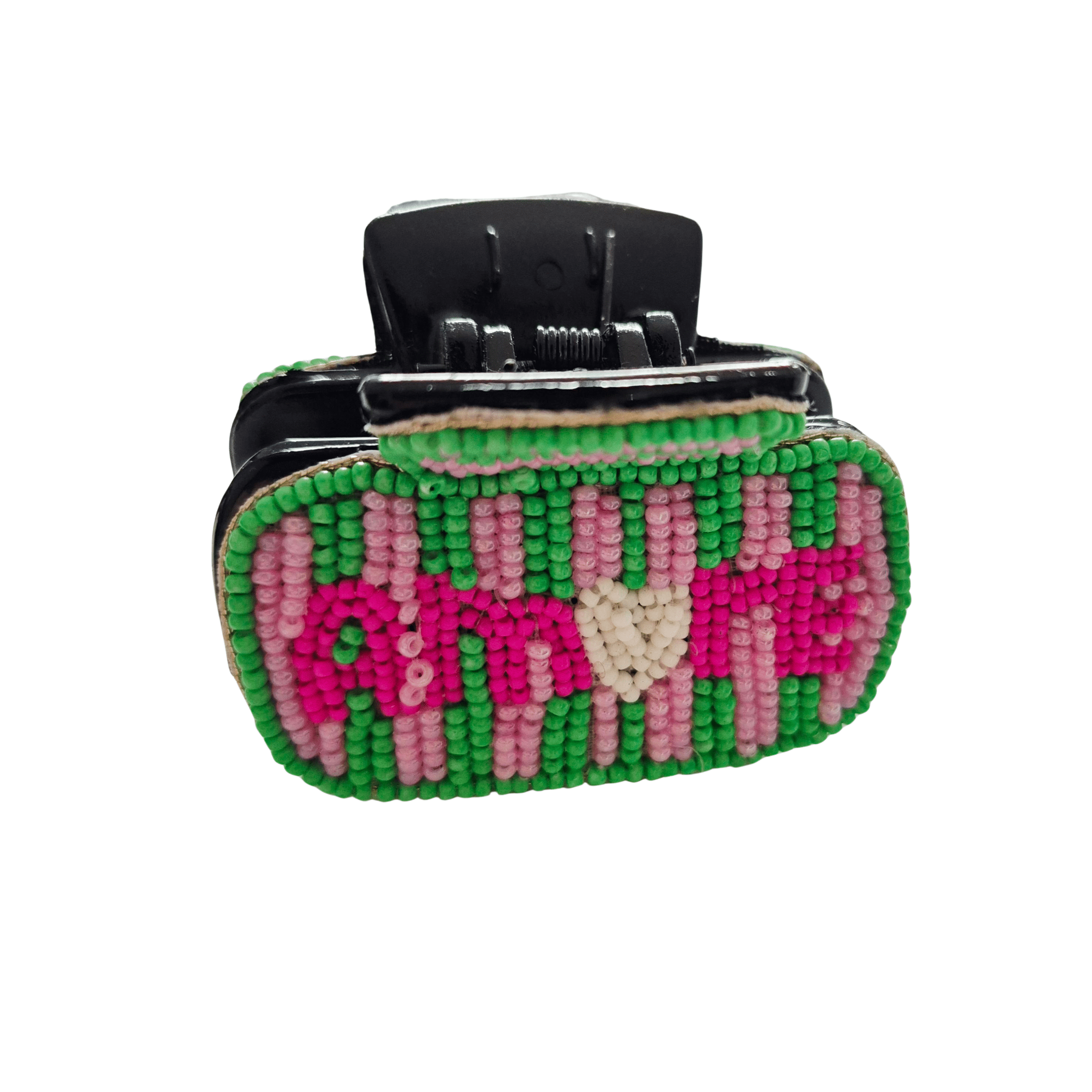 Beaded Claw Clip - Amore