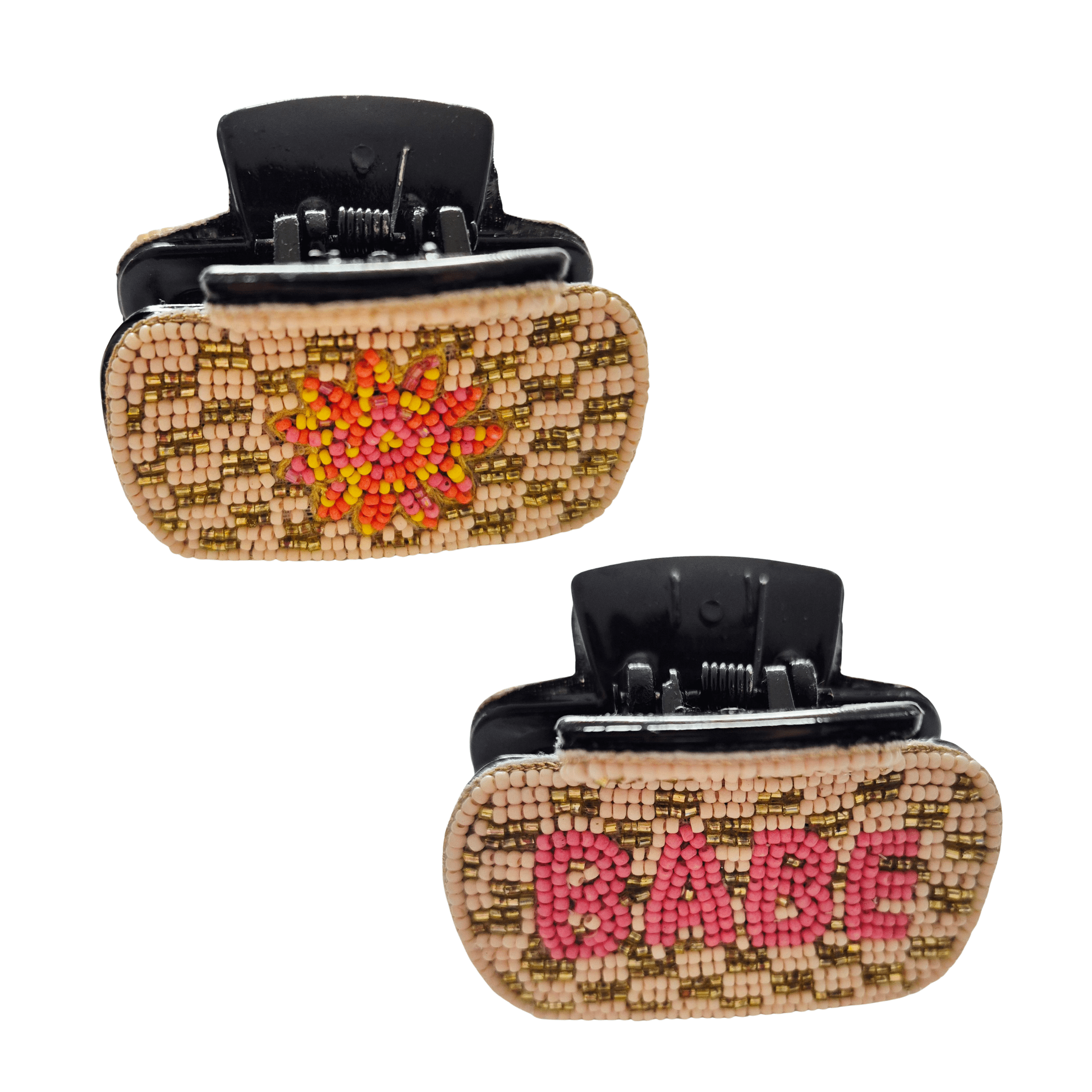 Beaded Claw Clip - Babe