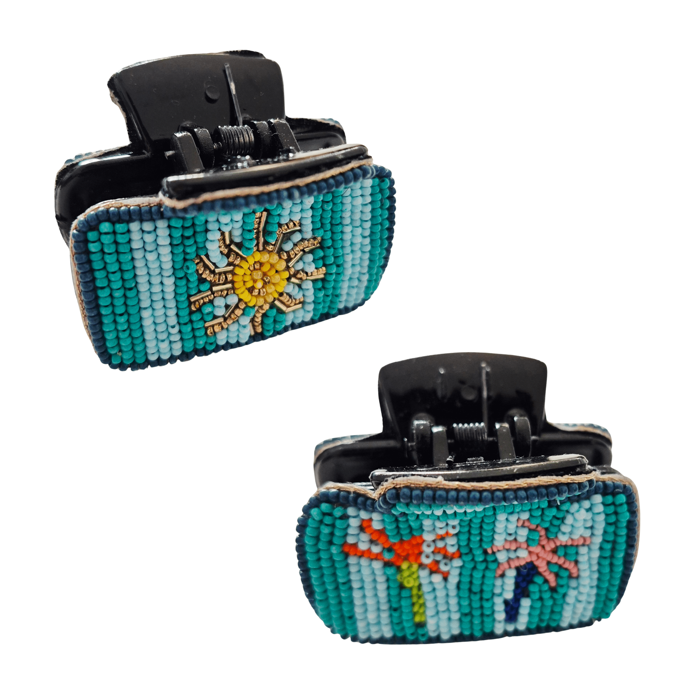 Beaded Claw Clip - Summer Days