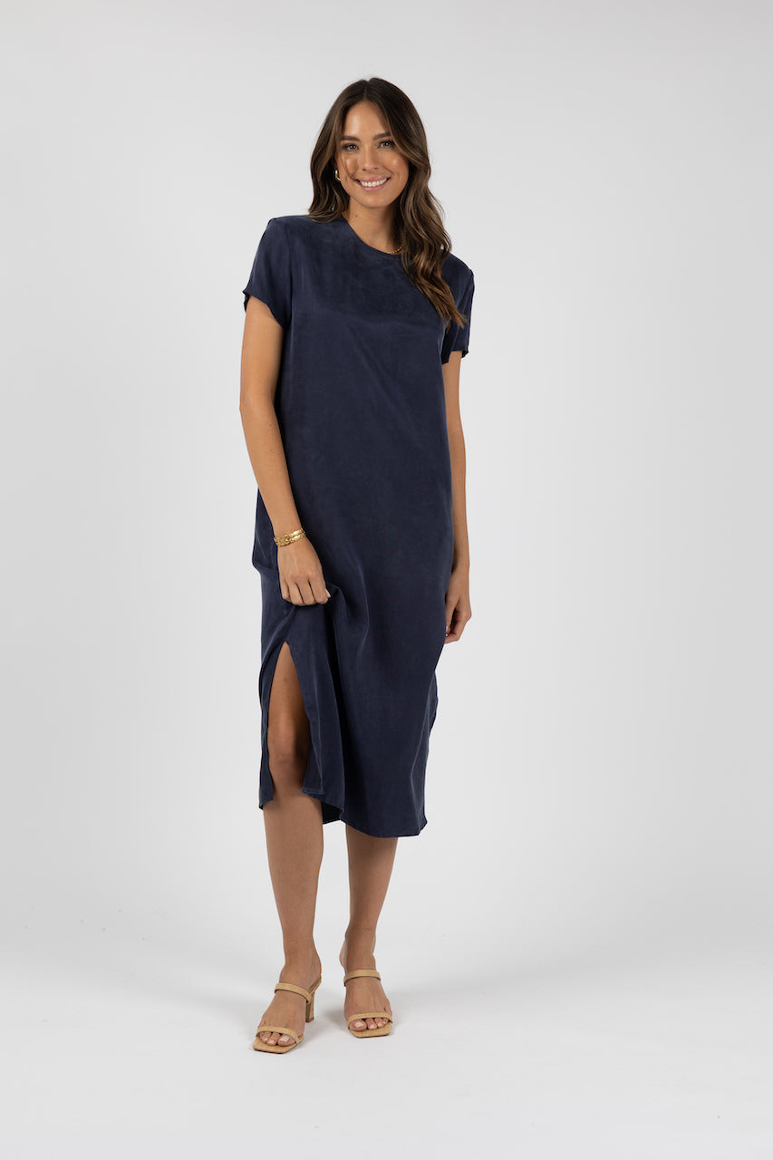 MILANO TEE DRESS Pinot /Humidity Lifestyle