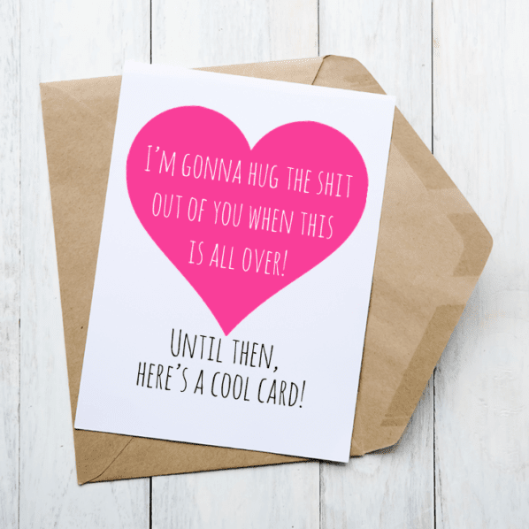 Hug The Shit - Card