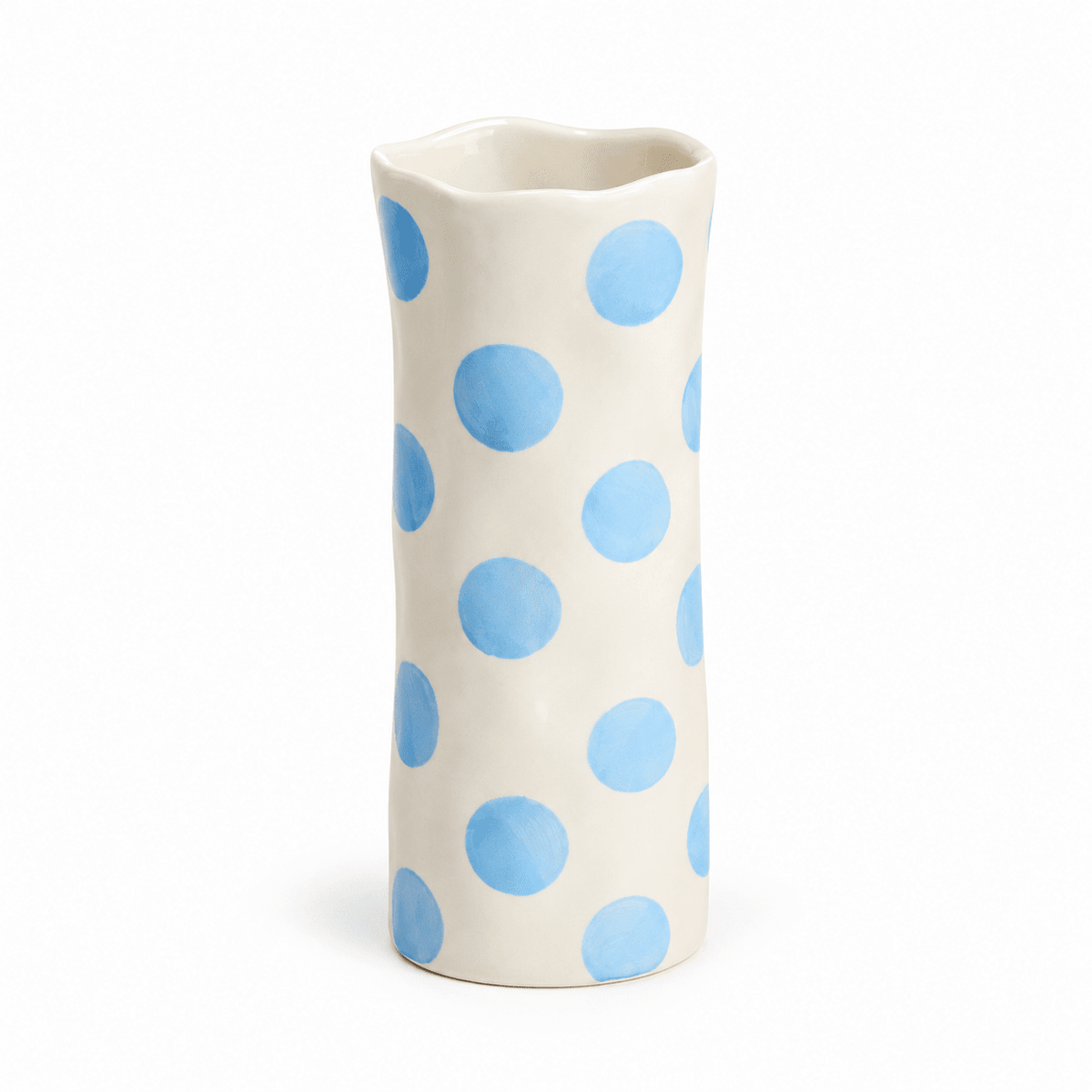 Small Vase - Cornflower Blue Spot