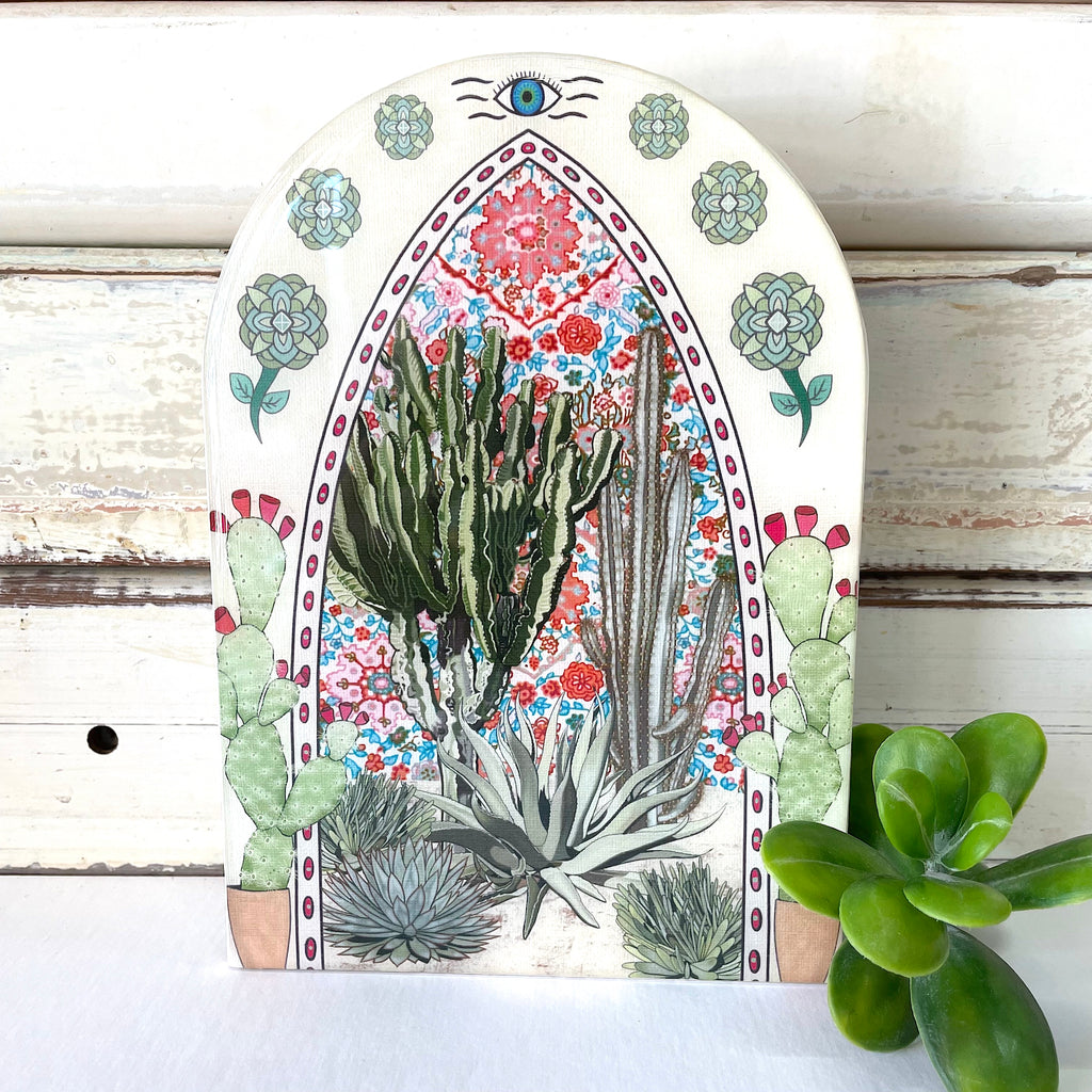 Cactus Shrine Large / Lost & Found Art Co