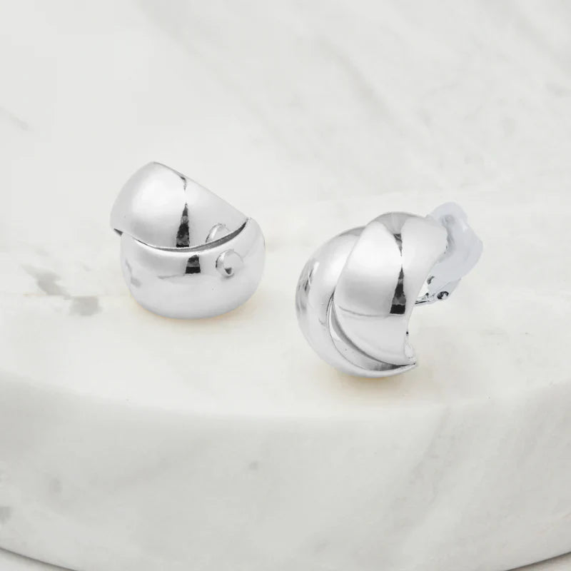 Jessie Clip On - in Silver & Gold