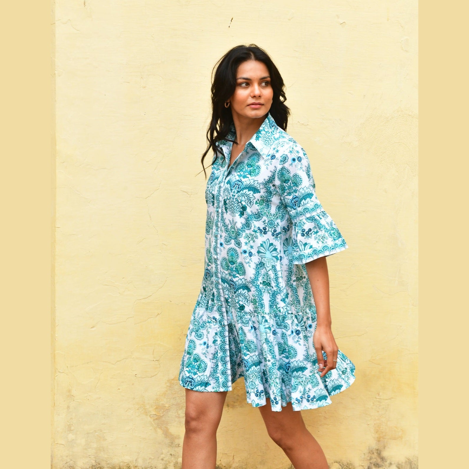 AZURE and INDIGO Lellani Shirt Dress