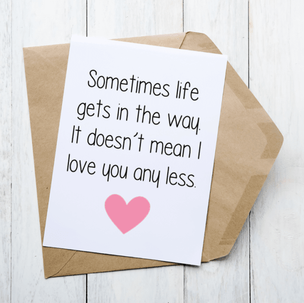 Sometimes - Card