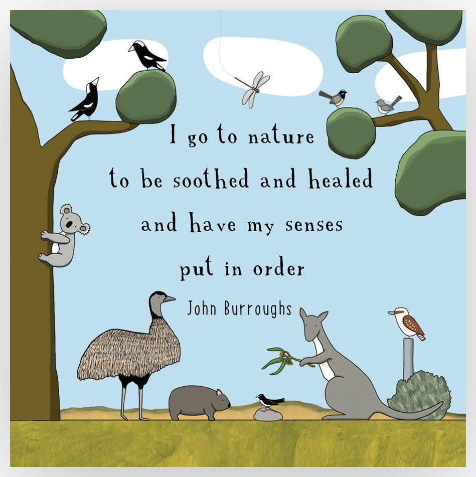 I Go To Nature - Magnet