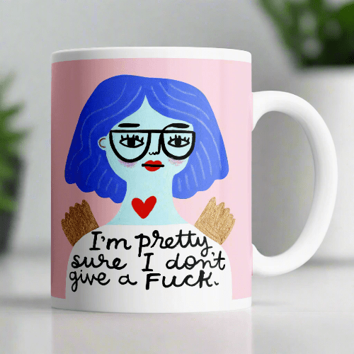 I’m Pretty Sure I Don’t Give A Fuck Grumpy Angel Mug