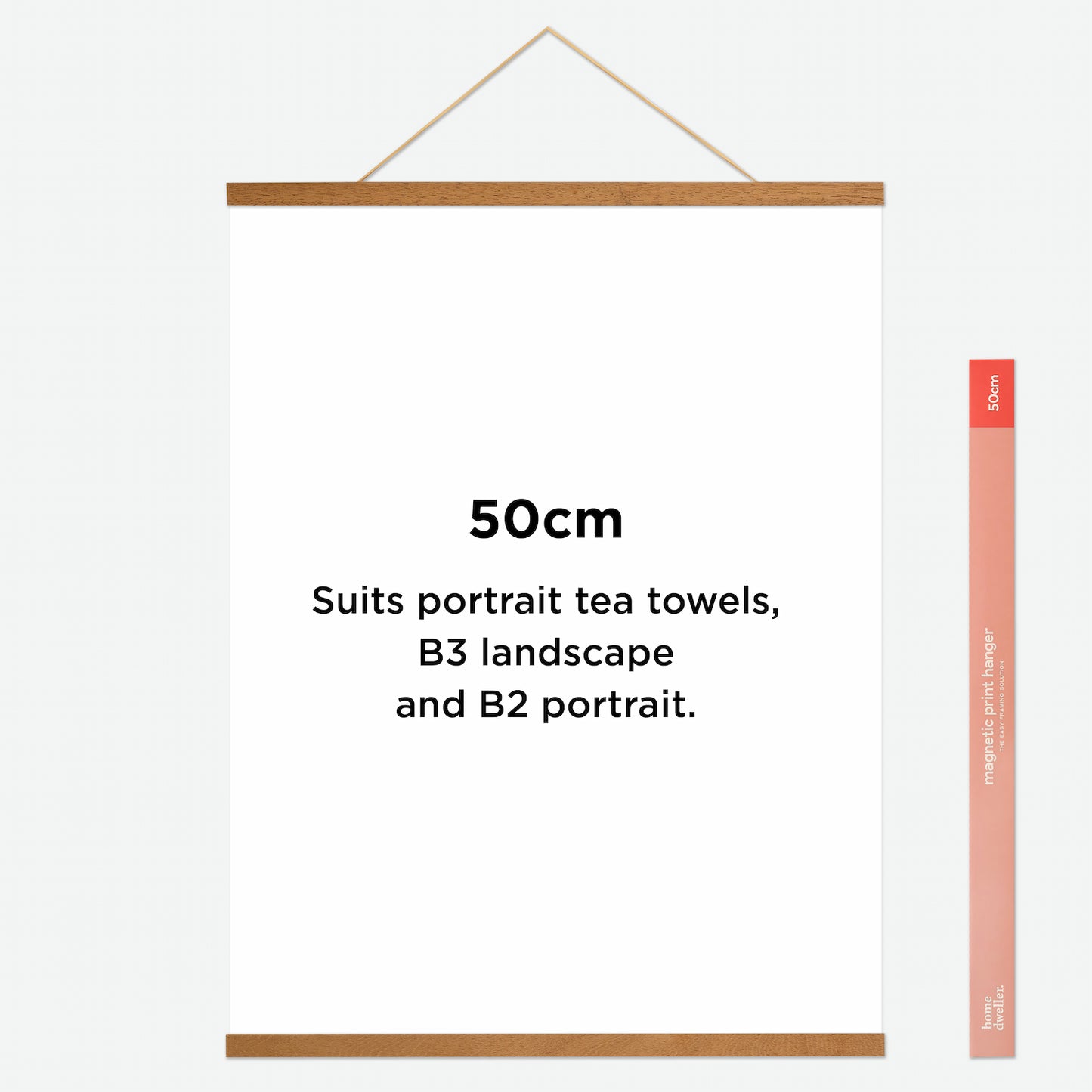 Home dweller 50 cm Magnetic Print Hanger