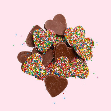 Freckleberry Milk Chocolate Hearts - 130g