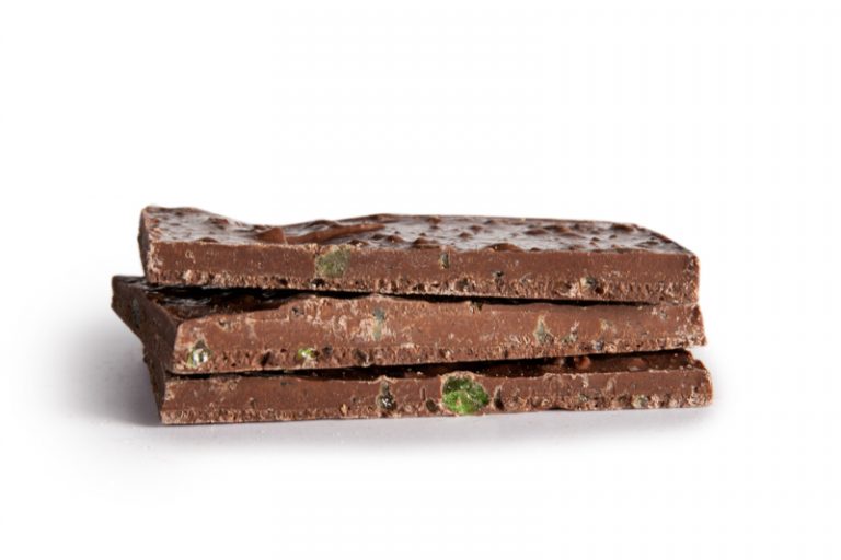 Melba's Milk Chocolate Mint Chip Slab - 200g