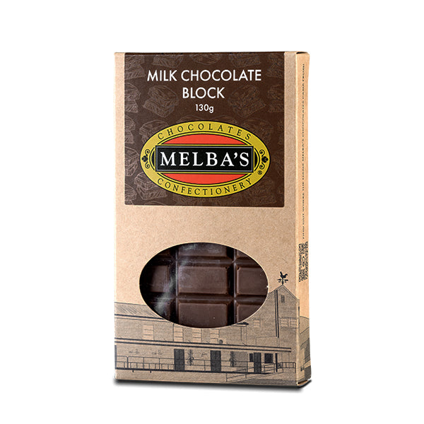 Melba's Milk Chocolate Block - 130g