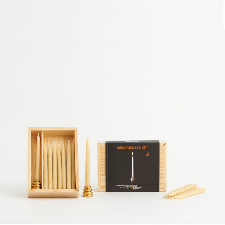 QUEEN B- Mindfulness Kit (incl. brass holder)| > 1 hour Burn Time