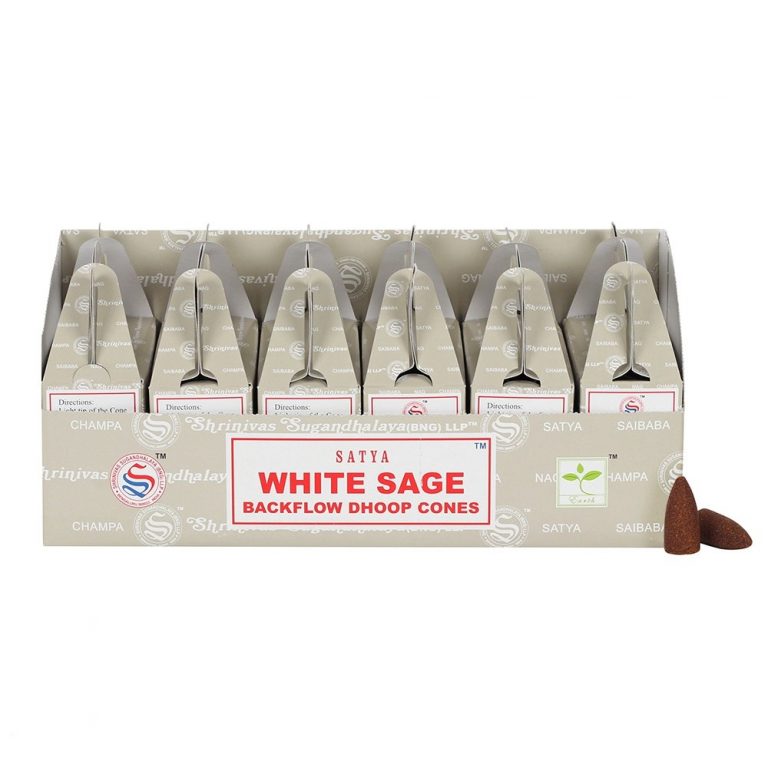 WHITE SAGE – Backflow 24 Cones