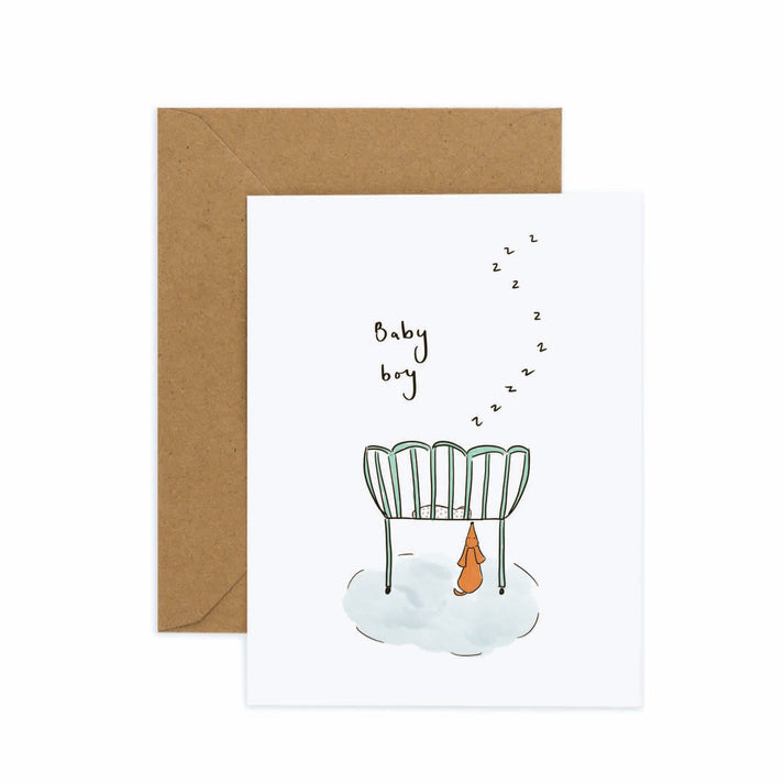 Baby Boy Greeting Card