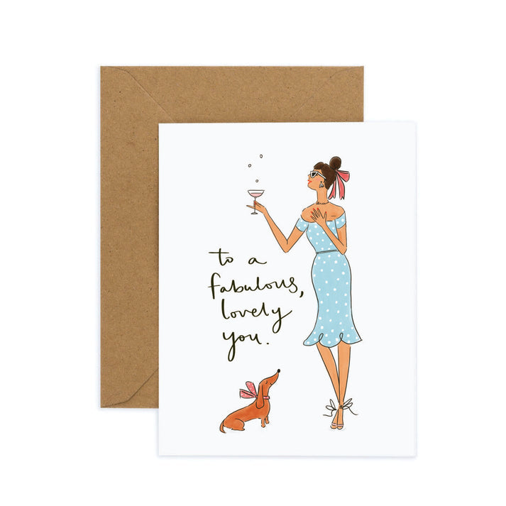 To a Fabulous You Greeting Card
