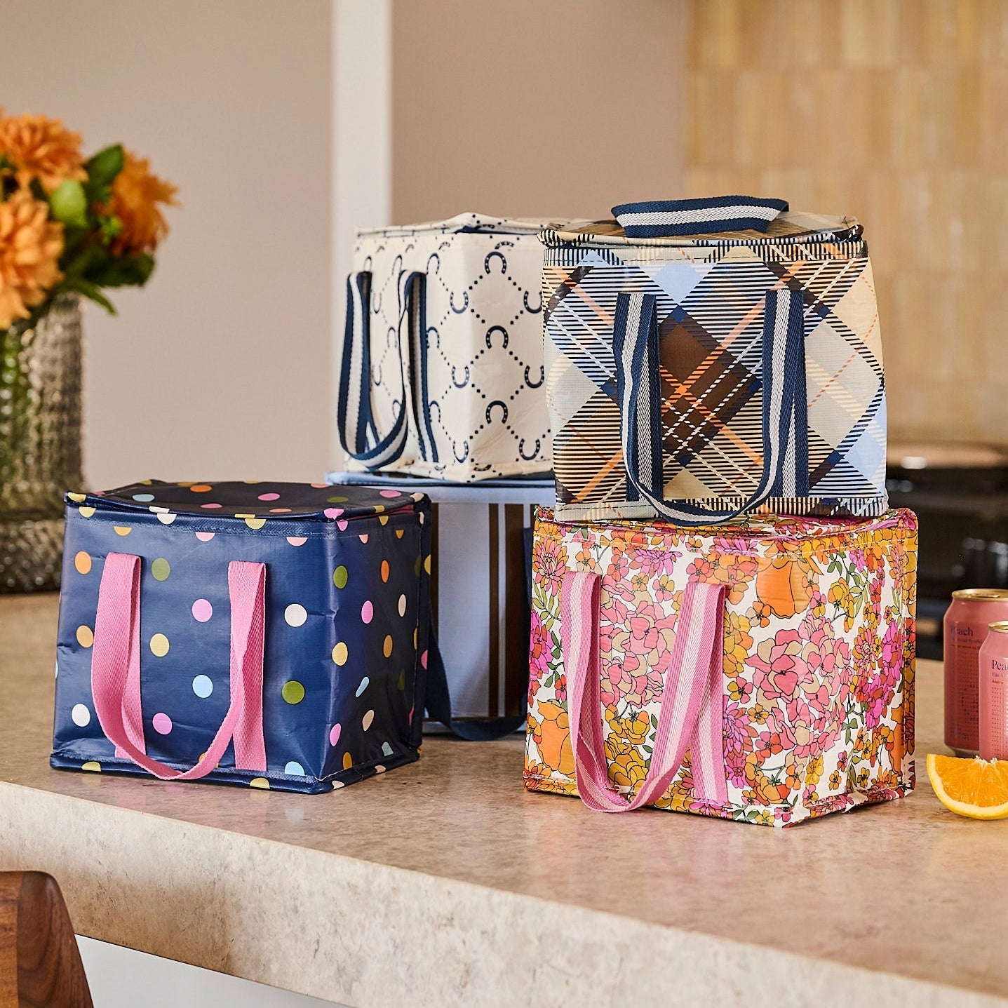 Project 10 Mini Insulated Tote - Hydrangea