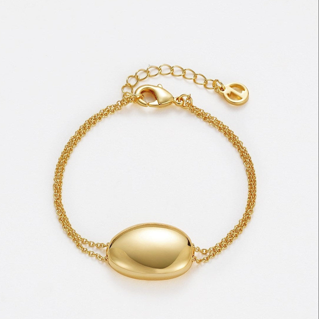 Paisley Bracelet - in Silver & Gold