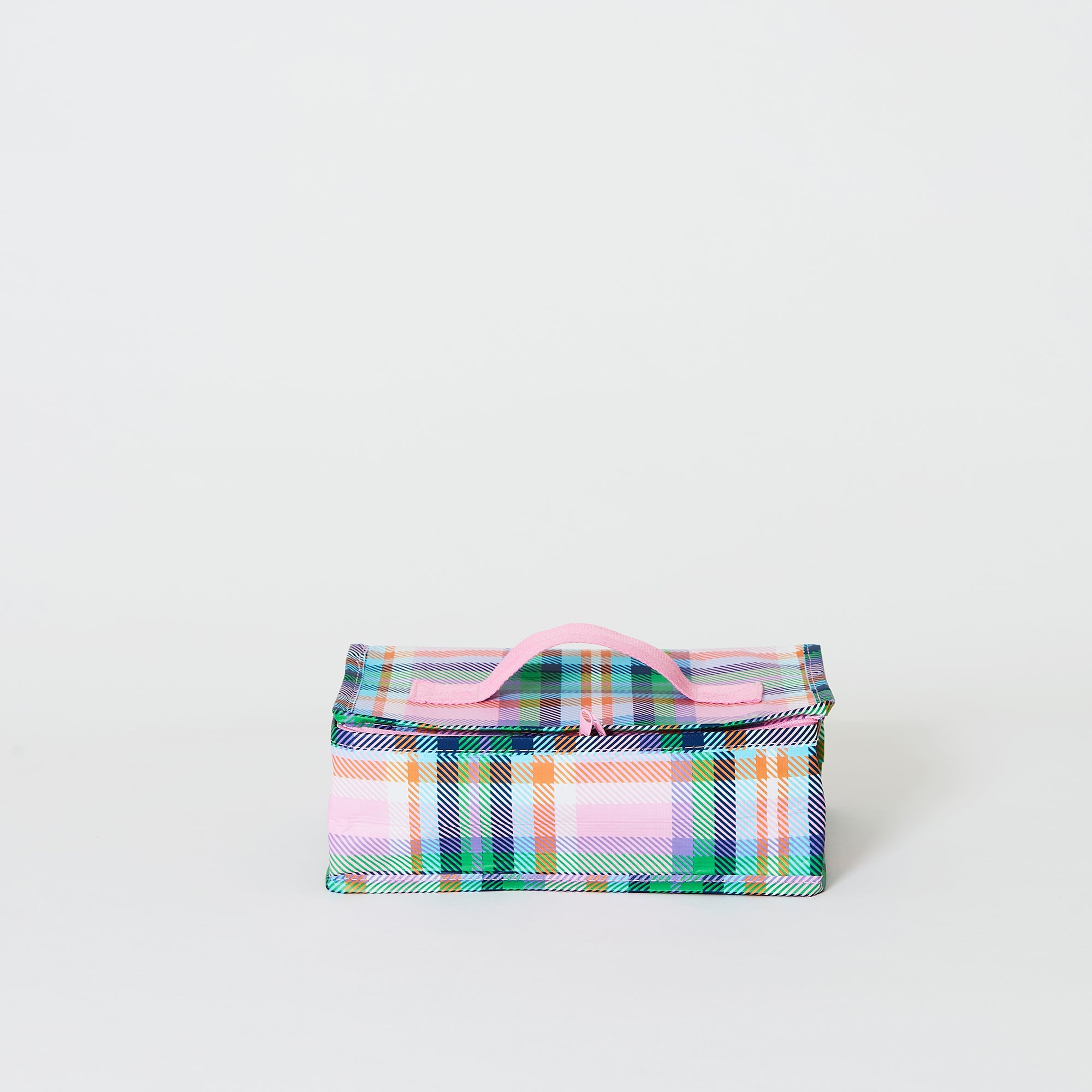 PROJECT TEN Plaid Takeaway Bag