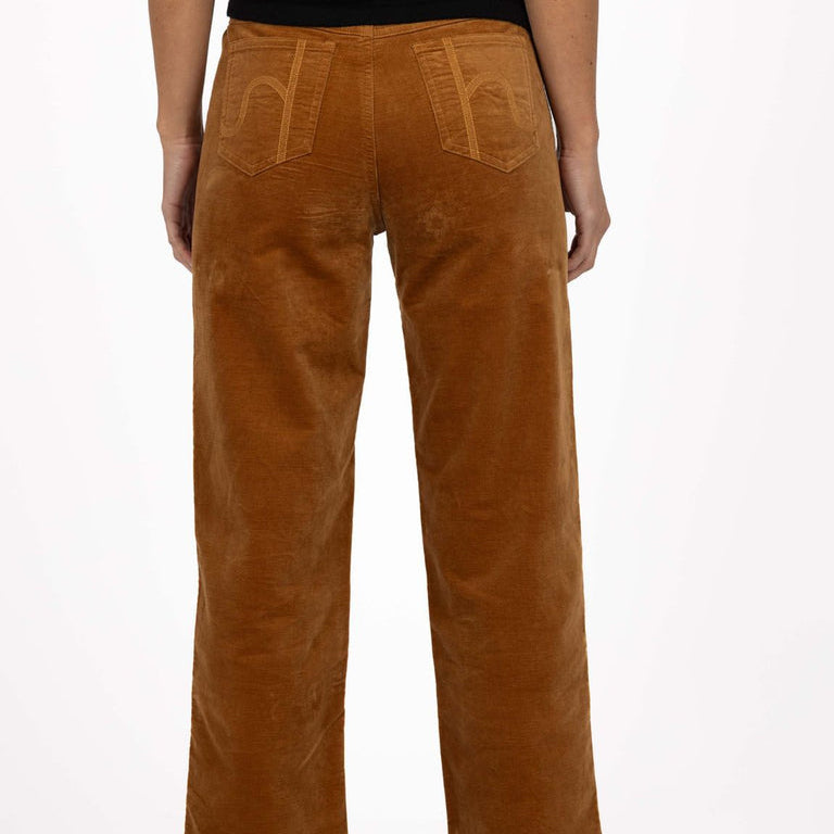 Va Va Velour Pant - Camel