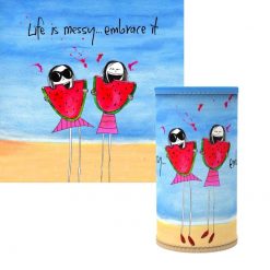 Life is Messy - Slim Stubby Cooler