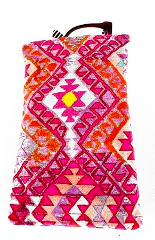 Anna Chandler Velvet Glasses Case - Silk Road