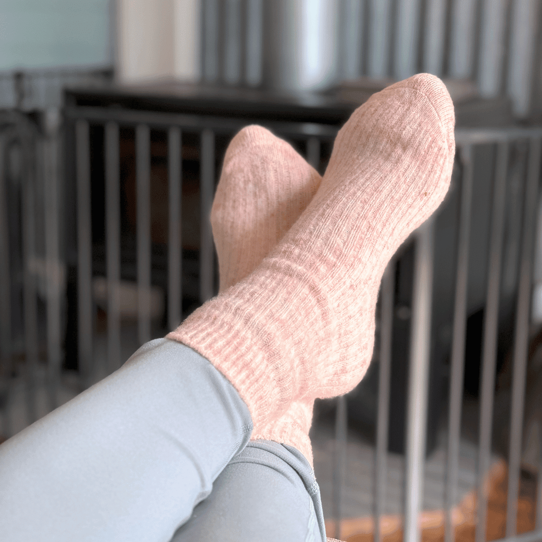 The Comfiest Socks - Light Pink S/M