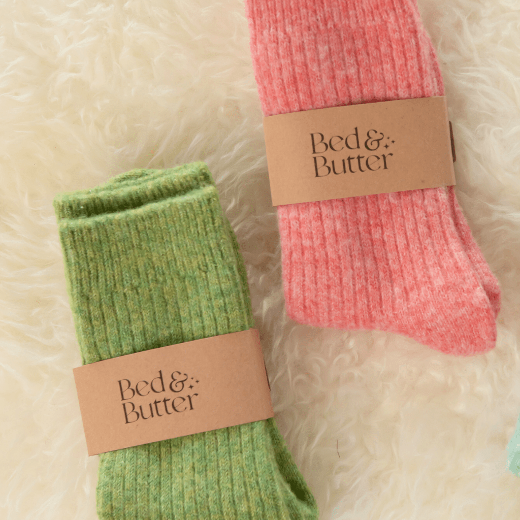 The Comfiest Socks - Light Red S/M