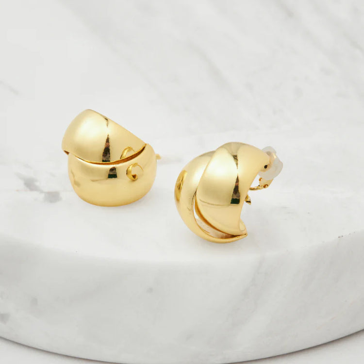 Jessie Clip On - in Silver & Gold