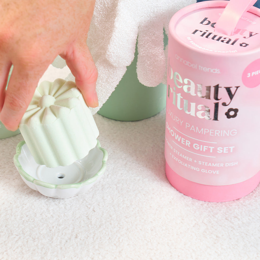 Beauty Ritual - Shower Gift Set Eucalyptus & Lemongrass Steamer - 130g