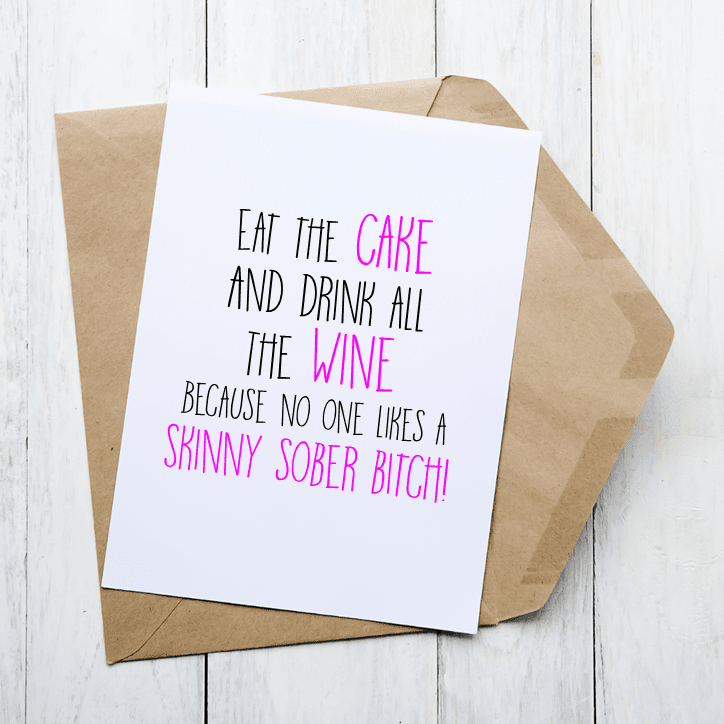 All The Cake - Card