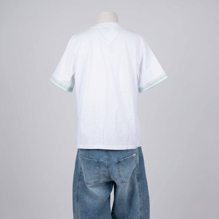Chill Edit Cotton T-Shirt - White