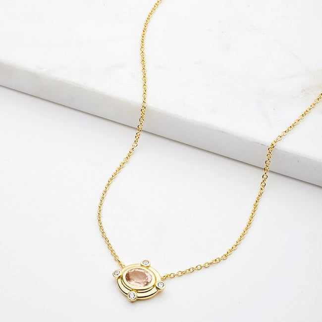 Chloe Necklace - Morganite
